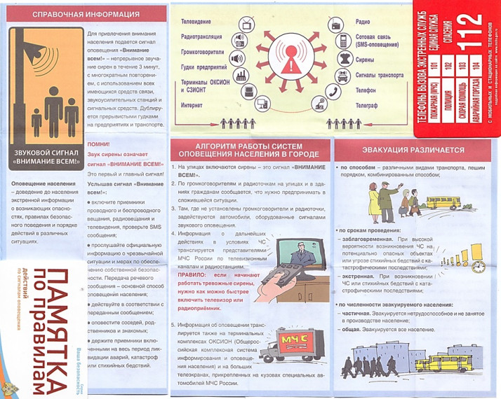 ПАМЯТКИ на все случаи жизни.