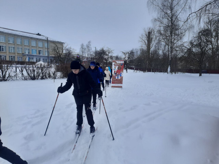 ГТО: В рамках акции «Снег, лыжи, ГТО» МКОУ «СШ№12» активно приняли участие в мероприятии..